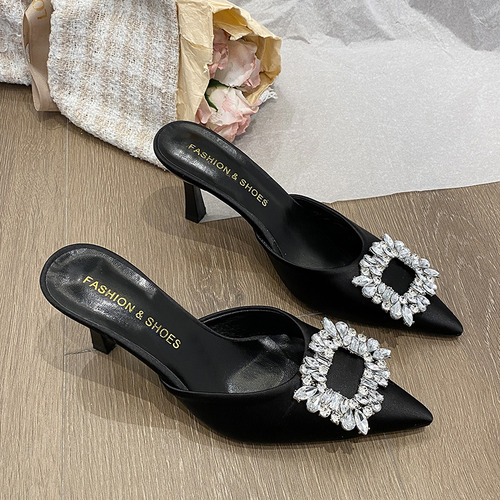 Zapatos Casuales De Tacón Alto Para Mujeres En Verano