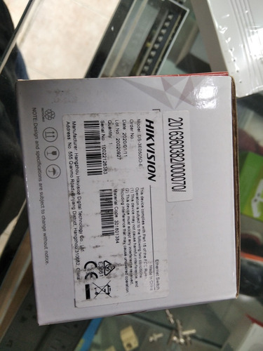 Imagen 7 de 7 de Switch De Red 100/1000 Mbps 5 Puertos Hikvision Ds-3e0505d-e