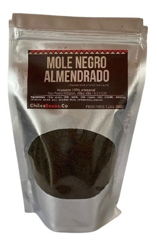 Mole Negro Almendrado Artesanal 100% Mex - g a $156