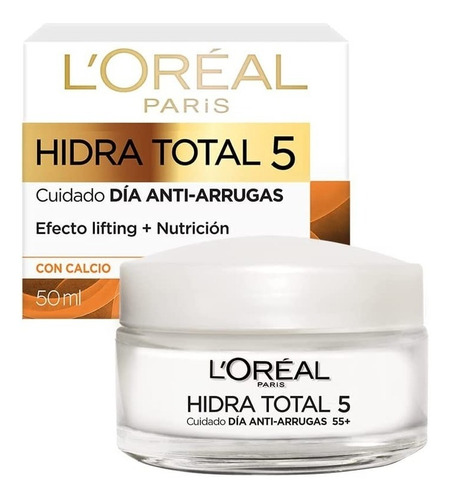 Crema Anti-arrugas Con Calcio, Hidra-total 5 L'oréal