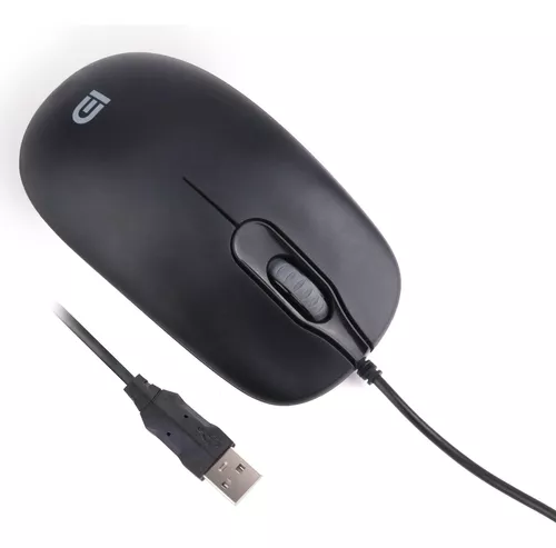  SGIN Ratón con cable USB, ratón óptico para computadora con  diseño ergonómico, portátil, mouse para portátil compatible con PC con  Windows, laptop, computadora de escritorio, portátil (negro) : Electrónica
