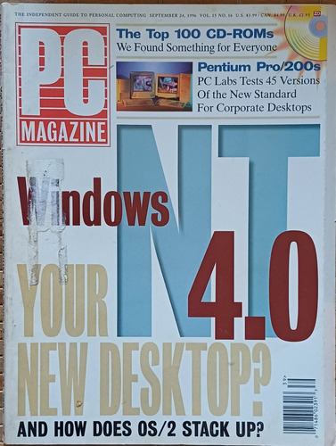 Revista Pc Magazine Usa Vol.15 N°16 1996