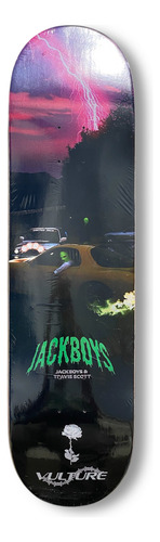 Tabla De Skate Vulture Maple 8.0 + Lija De Regalo Negro