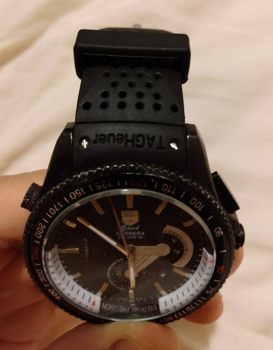Relógio Tag Heuer Carreira Perto , Borracha Silicone D'água