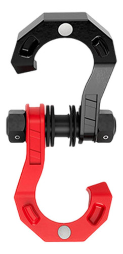 Manilha Dividida Com Anel D, Manilha Dividida Preto Vermelho
