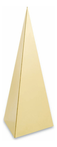 Piramide Dourada Em Metal 11032 Mart