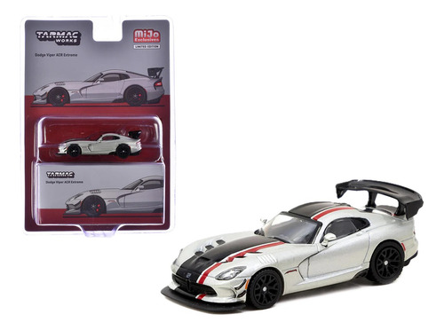 Tarmac Works Global64 Dodge Viper Acr Extreme Mijo Exc. P Color Plateado