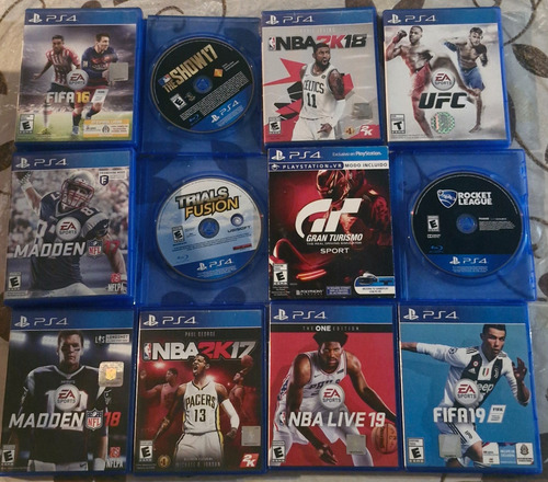 Lote 8 Videojuegos Ps4 (Usado)
