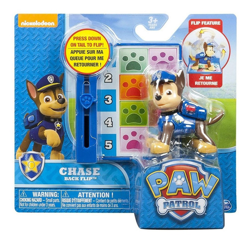 Figura Paw Patrol Chase Back Flip Pup Pup Boggie