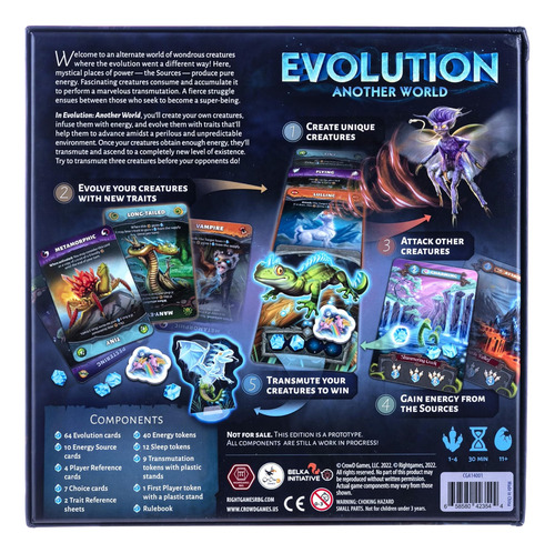 Evolución: Otro Juego De Mesa Mundial | 1-4 Jugadores | Edad