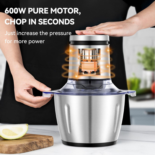 Procesador De Alimentos Linkchef, 2 Litros, 600 W, 8 Tazas C