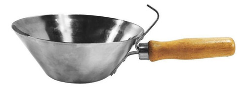 1 Cuchara De Acero Inoxidable For Yeso Con Mango De Madera,