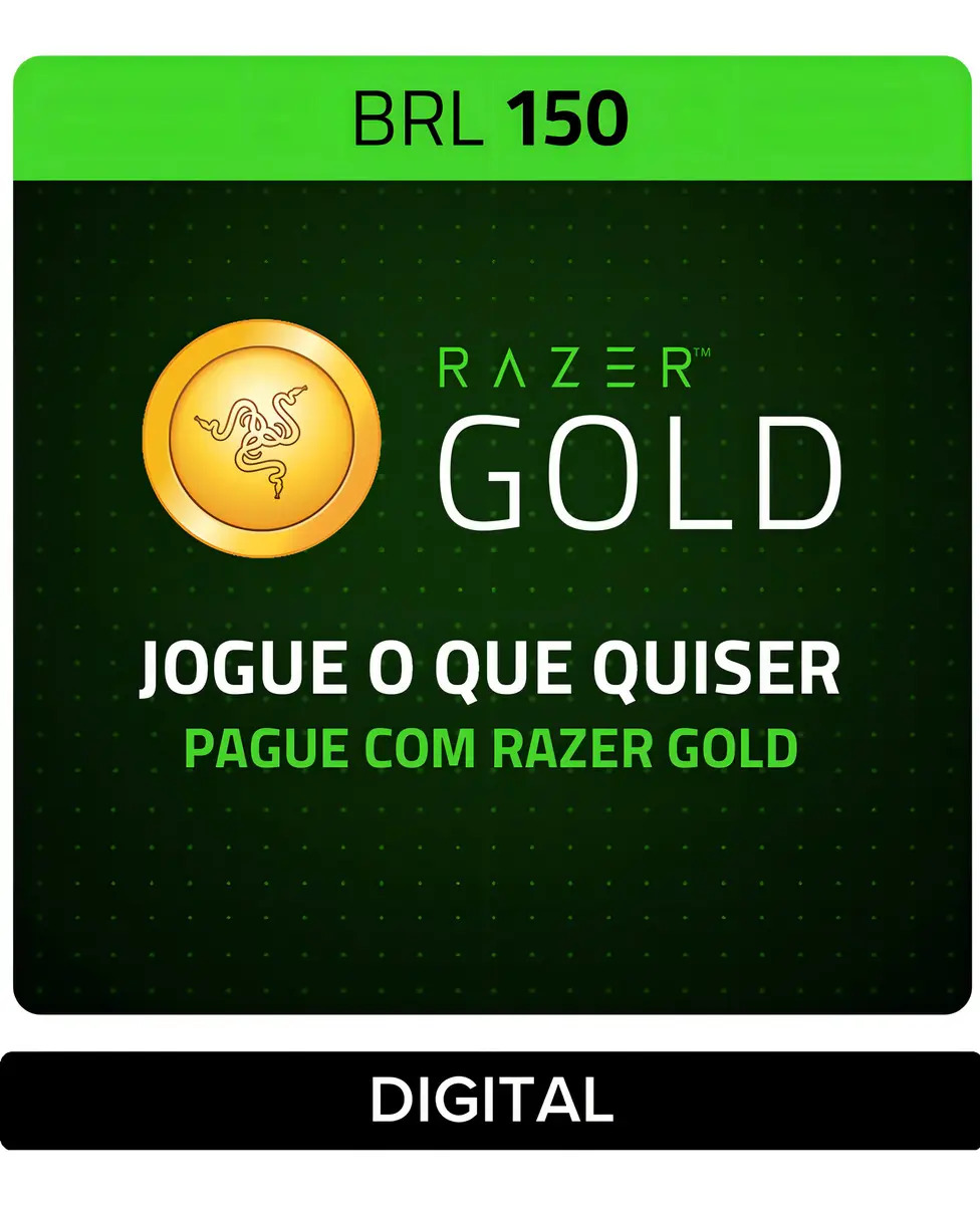 Razer Gold Digital R$ 150 (Digital)