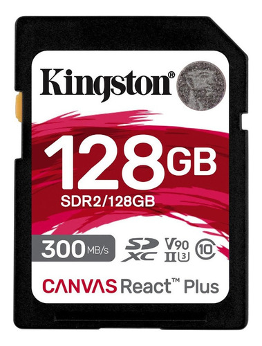 Tarjeta De Memoria Sd Kingston 128gb Canvas React Plus