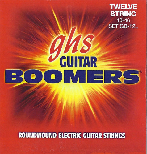 Ghs Boomer 12 Cuerda Luz  Set Guitarra Electrica (10 46)