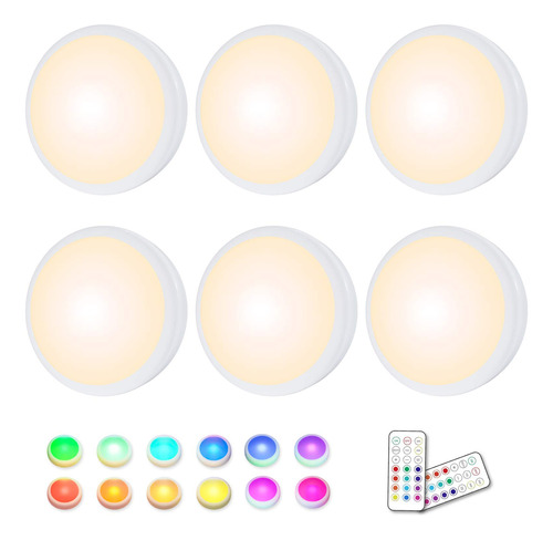 Luces De Disco, 16 Colores Cambiables, Luces Led De Disco, A