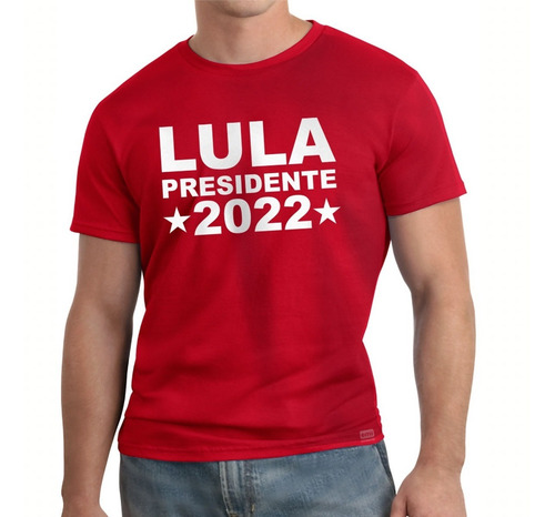 Camiseta Lula Presidente 2022