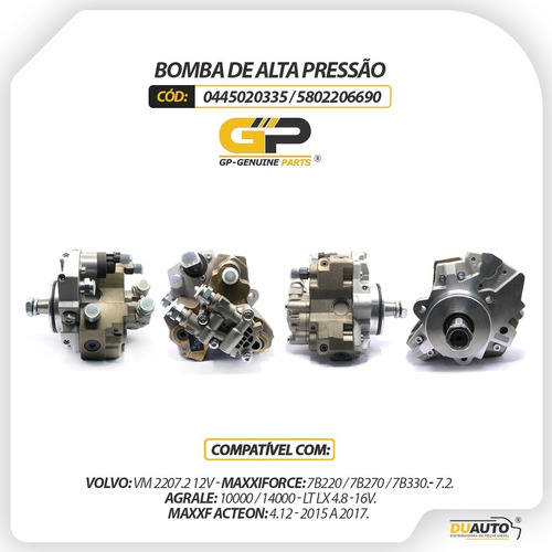 Bomba Pressão Trator Cvx150 2021 - 0445020335 