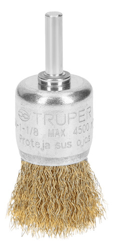 Escobilla Copa Para Taladro Gruesa 1 1/8 Truper (com-1-1/8)