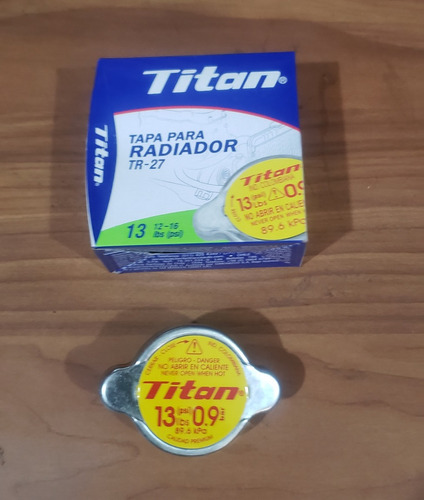 Tapa Para Radiador 13 Libras 0.9 Titan Original Tr27 (alta)