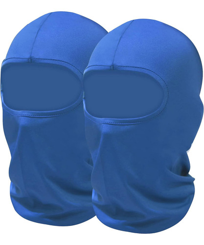 Paquete De 2 Máscaras De Esquí Azules, Protección So...
