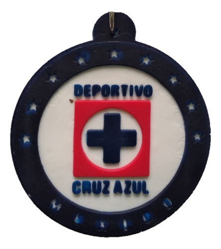 Llavero De Latex Equipo Cruz Azul