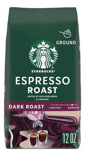 Starbucks Café Molido Café Tostado Oscuro 12 Oz
