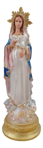 Virgen De La Dulce Espera, 45cm.Metalico.Resina Fina 