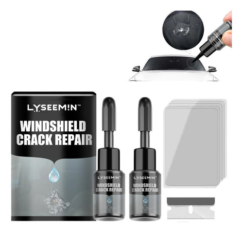 Lyseemin Glass Fix Guard: Fórmula De Reparación De Grietas E