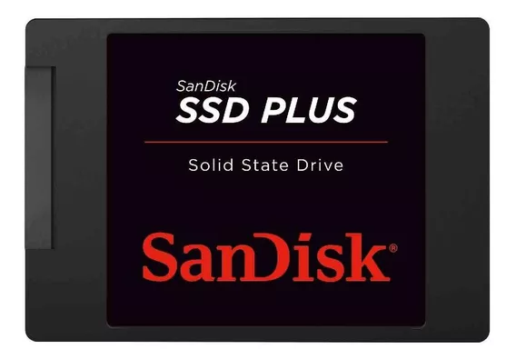 Ssd 240gb Sata Sandisk Plus 240gb 6 Gb/s 2.5/7mm Up To 530 M