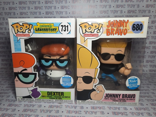 Funko Pop Funko Shop Dexter Y Johnny Bravo Exclusivos (Usado)
