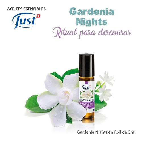 Imagen 2 de 6 de Aceite Gardenia Nights Just Roll On 5ml (paquete 2 Piezas)