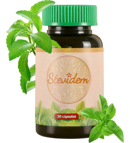 Stevidem Frasco  Herbal Y Natural 30 Cápsulas 