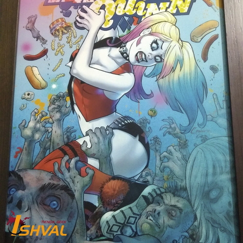 Imagen 3 de 5 de Cuadro Decorativo - Dc Comics - Harley Quinn Zombies