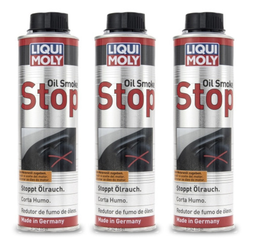 Oil Smoke Stop Liquimoly Eliminador De Humo Azul Motor 3pzas