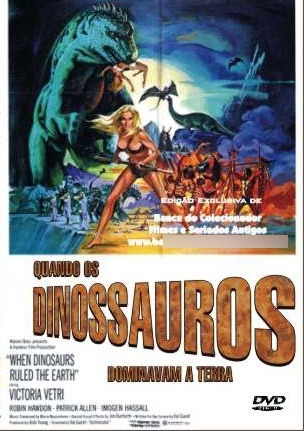 Dvd Quando Os Dinossauros Dominavam A Terra ! Clássico 1970