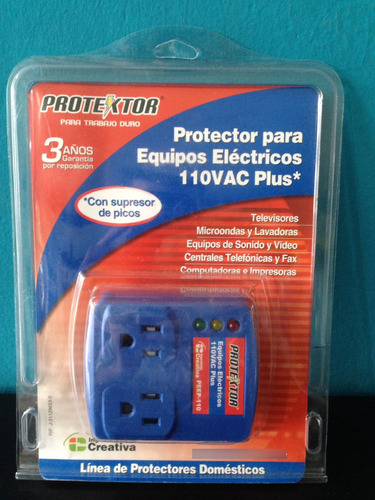 Protector Para Equipos Eléctricos 110v Plus 