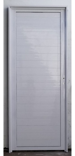 Puertas De Aluminio Blanco Línea Herrero De Abrir 80*200