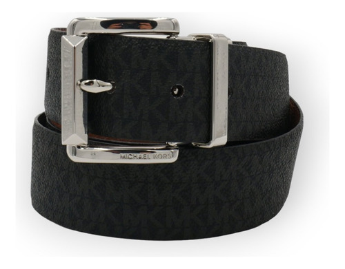 Cinturon Michael Kors Mujer Reversible Hebilla Dorada