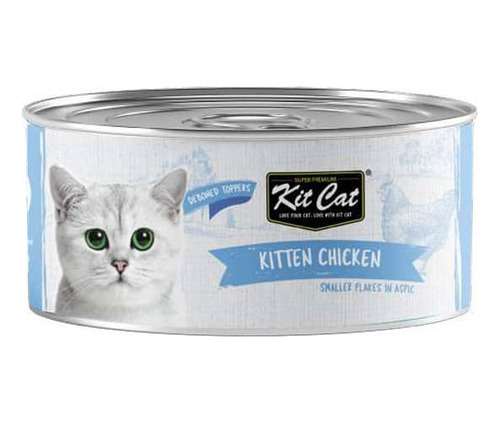 Kit Cat Kitten Chicken Flakes With Aspic Kitten (80 Grs)