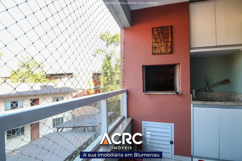 Imagem 2 de 20 de Acrc Imóveis - Amplo Apartamento Semimobiliado Com Ar Condicionado Para Venda No Bairro Badenfurt - Ap03899 - 68658211