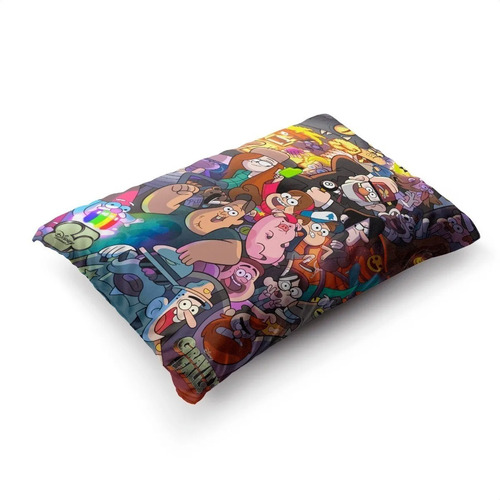Imagen 4 de 5 de Funda De Almohada Gravity Fall 70x45cm Vudú Love