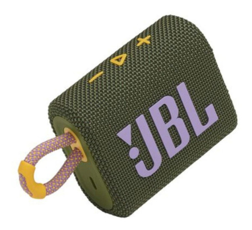Imagen 1 de 5 de Parlante JBL Go 3 portátil con bluetooth green