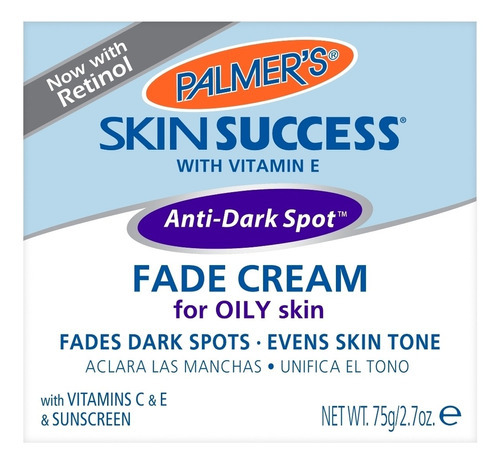 Palmers Skin Sucess Crema Blanqueadora 75gr  P/piel Grasosa