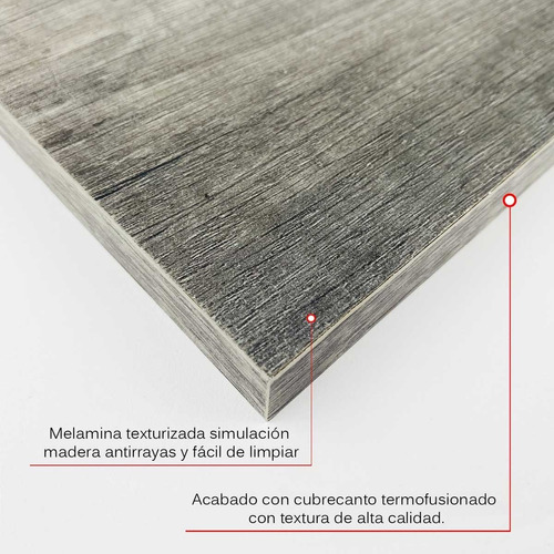 Imagen 4 de 8 de 3 Repisas Flotantes Minimalistas Melamina Vintage 30x15 Color Lombardia