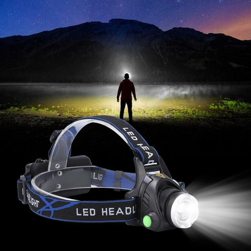 Impermeável Led Farol Cabeça Farol Lanterna Caça Oi