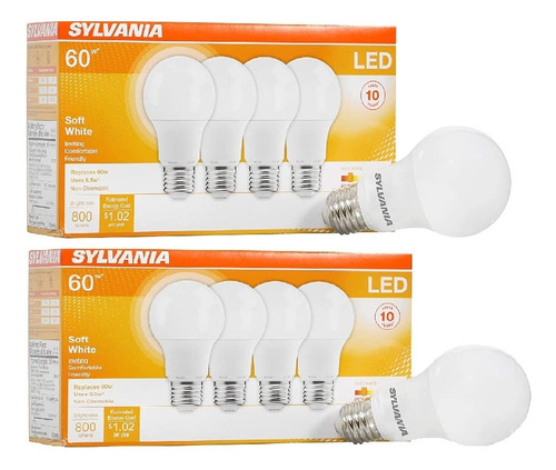 Bombilla Led Sylvania 9w, 800lm, 2700k, Blanco Suave - 8