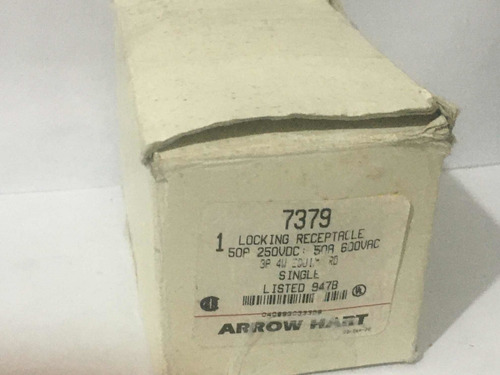 Arrow Receptáculo Conector Industrial 3 Polos 50a 250-600vac (Usado)