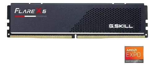 Memória G.skill Flare X5 8gb Ddr5 Rgb Black 6000mhz Amd C30