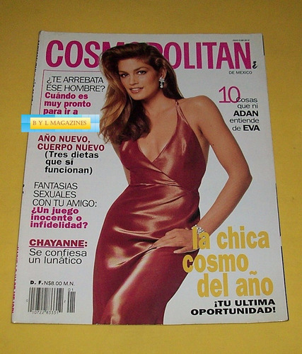 Cindy Crawford Revista Cosmopolitan Sandra Bullock Chayanne